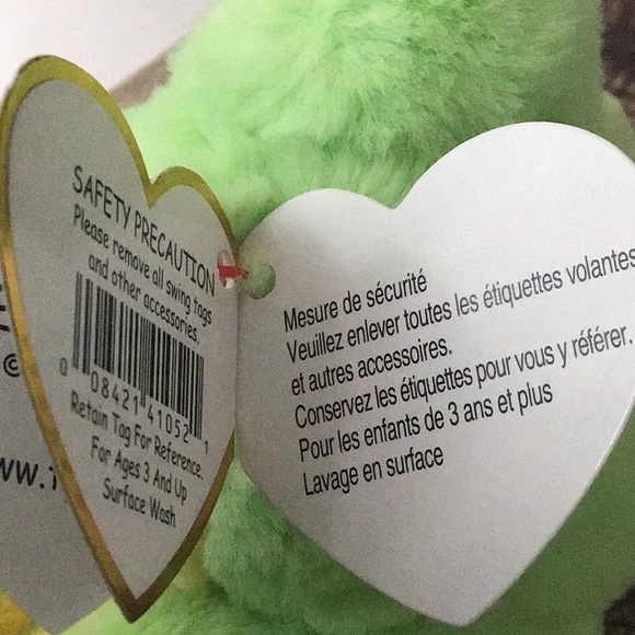 TY BEANIE BELLIES SNAPPER THE FROG - Picture 6 of 10